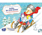 Juchee der erste Schnee Kamishibai Bildkartenset 1