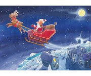 Der Nikolaus hat viel zu tun Kamishibai Bildkartenset 3