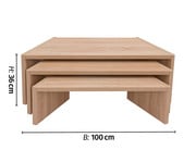 EduCasa Stapelbänke Set 5