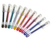 10er Set Tattoo Gelstifte mit 21 Schablonen 1