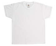 Fruit of the Loom weiße Kinder T Shirts zum Bemalen 6