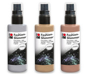 Marabu Fashion Spray Set Golden Shimmer 1