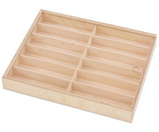 Betzold leere Holzlade flach mit Plexiglasdeckel (37 x 29 x 4 5 cm) 2