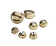 Messingschellen Sortiment gold 100 Stk 1