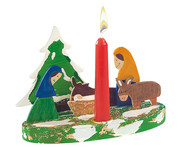 beleduc Weihnachtslicht Krippe zum Selbstgestalten 3