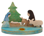 beleduc Weihnachtslicht Krippe zum Selbstgestalten 4