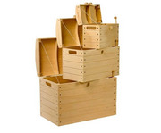 Holz Piratenkiste 3er Set 2