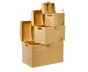 Holz Piratenkiste 3er Set 1