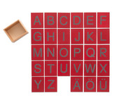 Betzold Fühl und Tastplatten Groß und Kleinbuchstaben 6