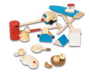 goki Puppenhaus Zubehör Küche & Haushalt 12 tlg 1