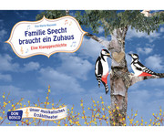 Familie Specht braucht ein Zuhaus Kamishibai Bildkartenset 1
