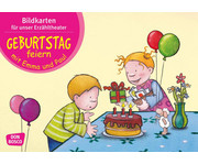 Geburtstag feiern mit Emma und Paul Kamishibai Bildkartenset 1