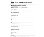 Die vier Fälle üben und festigen 3