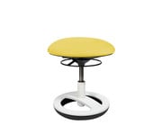 Hocker Round niedrig mit Alu Standfuß 5