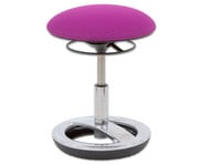 Hocker Round niedrig mit Alu Standfuß 6