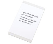 Selbstklebende DIN A4 Infotasche transparent 1