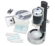 BRESSER Handmikroskop mit LED Stand 1
