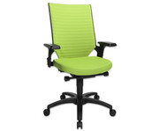 FLEXness Drehstuhl Style mit 3 D Rückenlehne in Rillenoptik 1