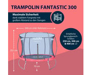 HUDORA Fantastic Trampolin 2