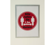 Duraframe Selbstklebender Info Rahmen 2er Set A4 oder A3 2
