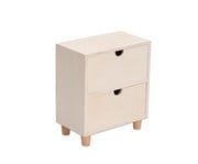 Tischkommode aus Holz 1