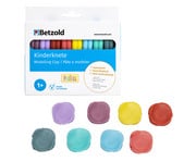 Betzold Weiche Kinderknete 8 Farben je 33 g 1