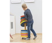 Mobiler Kissenwagen mit Donut Sitzkissen 5