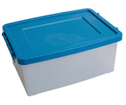 Betzold Aufbewahrungsbox 16 x 39 5 x 27 5 cm weiß transparent Grundfarben 3