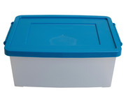Betzold Aufbewahrungsbox 16 x 39 5 x 27 5 cm weiß transparent Grundfarben 4