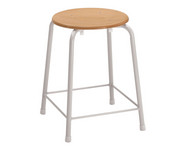 Hocker vierbeinig mit Steg Höhe 55 cm 1