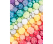 folia Pompons Mix Jumbo 300 g 3