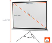 Stativleinwand Economy 7