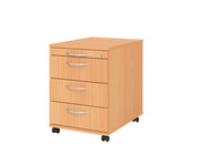 Betzold Rollcontainer Solid mit 4 Schüben abschließbar 7