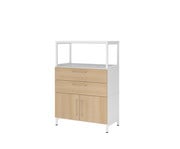 Betzold Flexwall Kombischrank 3 OH 2 Schübe 1 offenes Fach 3
