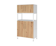 Betzold Flexwall Kombischrank 4 OH 1 offenes Fach 2