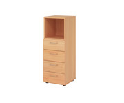 Betzold Advanced Kombischrank schmal 3 OH 4 Schübe 4