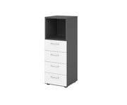 Betzold Advanced Kombischrank schmal 3 OH 4 Schübe 6