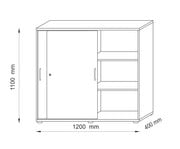Betzold Advanced Schiebetürenschrank 3 OH 6