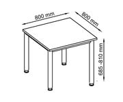 Betzold Schreibtisch Eco höhenverstellbar 2