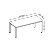 Betzold Schreibtisch Eco höhenverstellbar 6