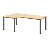 Betzold Eckschreibtisch Eco höhenverstellbar 200 x 120 cm 7
