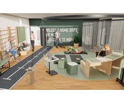 Flexibler Einzelarbeitstisch FlexTray höhenverstellbar 5
