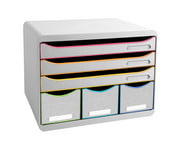 Exacompta Schubladenbox STOREBOX 6 Fächer 1