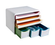 Exacompta Schubladenbox STOREBOX 6 Fächer 4