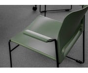 Topstar Besucherstuhl Visit Lite mit Armlehnen Kunststoffsitz 4er Set 4
