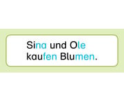 Ich kann Sätze lesen 4