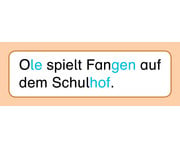 Ich kann Sätze lesen 6