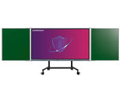 Clevertouch® Pro Series 3 mit mobiler elektr Höhenverstellung und Tafelflügel 5