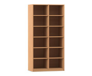 Flexeo® Regal 2 Reihen 12 Fächer Breite 94 4 cm 1