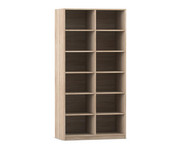 Flexeo® Regal 2 Reihen 12 Fächer Breite 94 4 cm 1